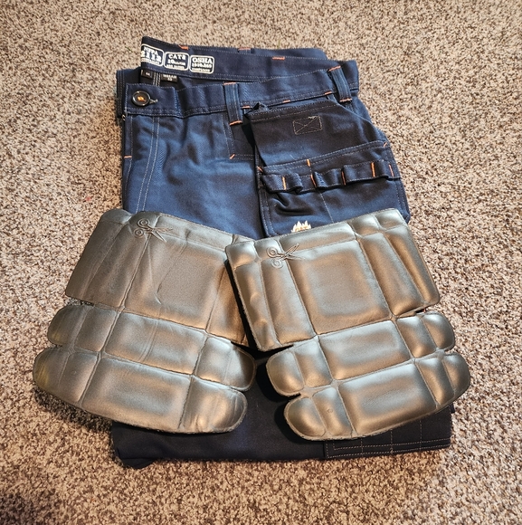 Kontra FR Navy 'Nuts and Bolts' pants with knee pads 44 x 32 KON1239 - Picture 7 of 17